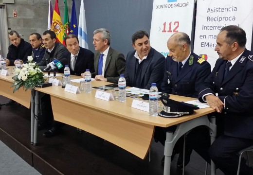 A Xunta asiste ao acto de entrega de novo material a Portugal no marco do Proxecto Ariem 112 de cooperación transfronteiriza